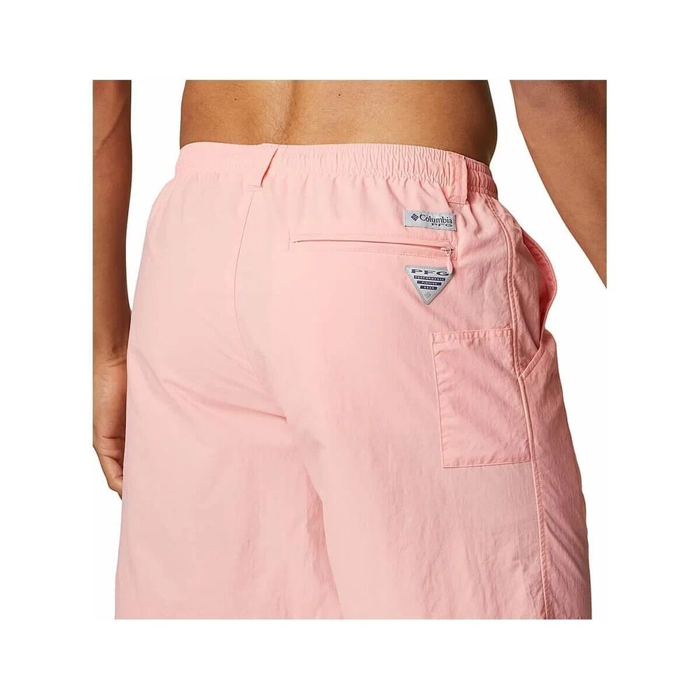 Columbia Men's 8" Back Cast III Gulf Stream Omni Shade Water shorts Peach XXL - Picture 2 of 7